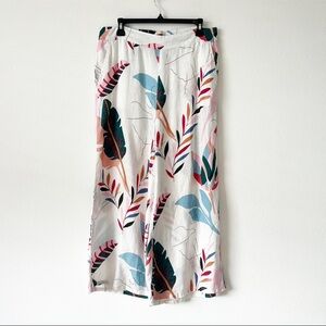 Cynthia Rowley 100% Linen Floral Print Pant